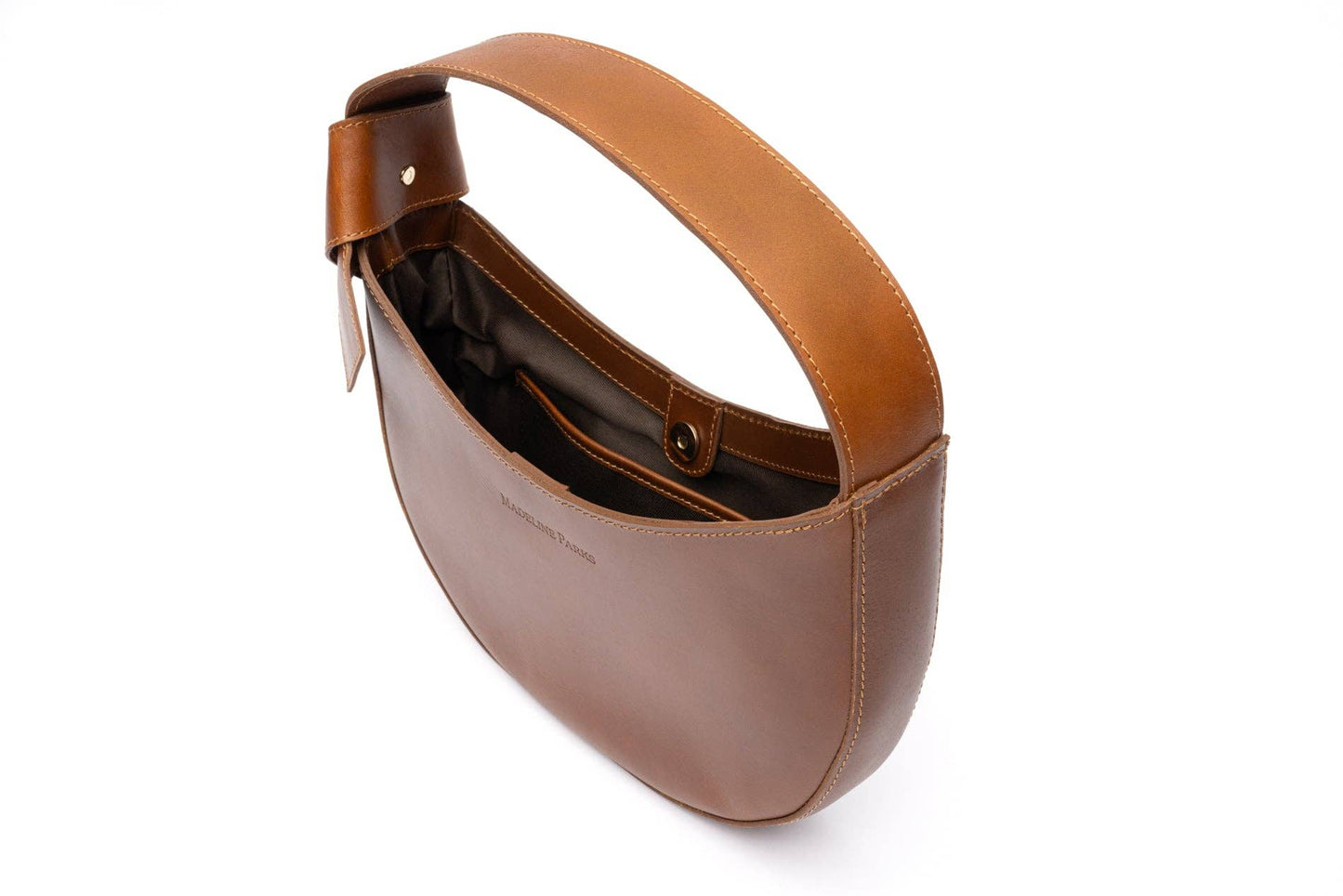 Madeline Parks - Ann-Dee Leather Crescent Purse
