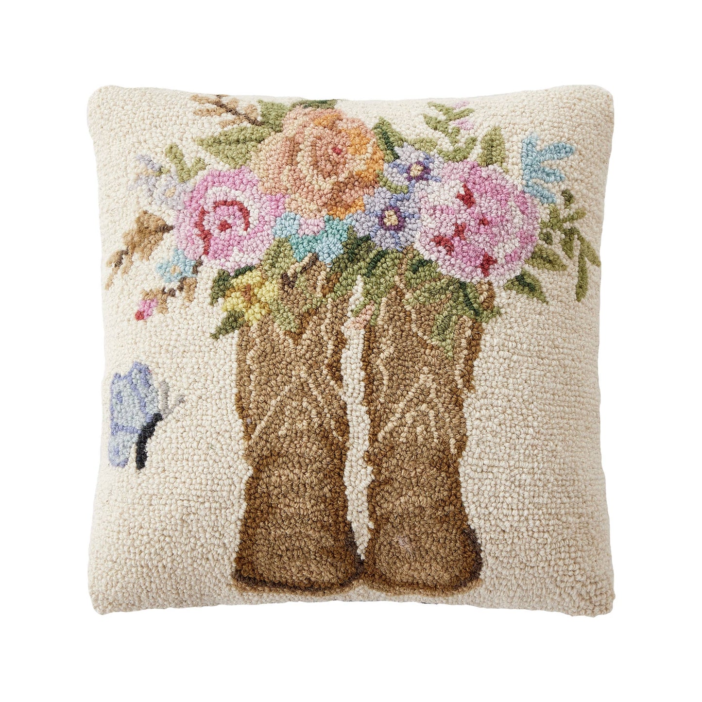 Cowboy Boots and Rose Hook Pillow