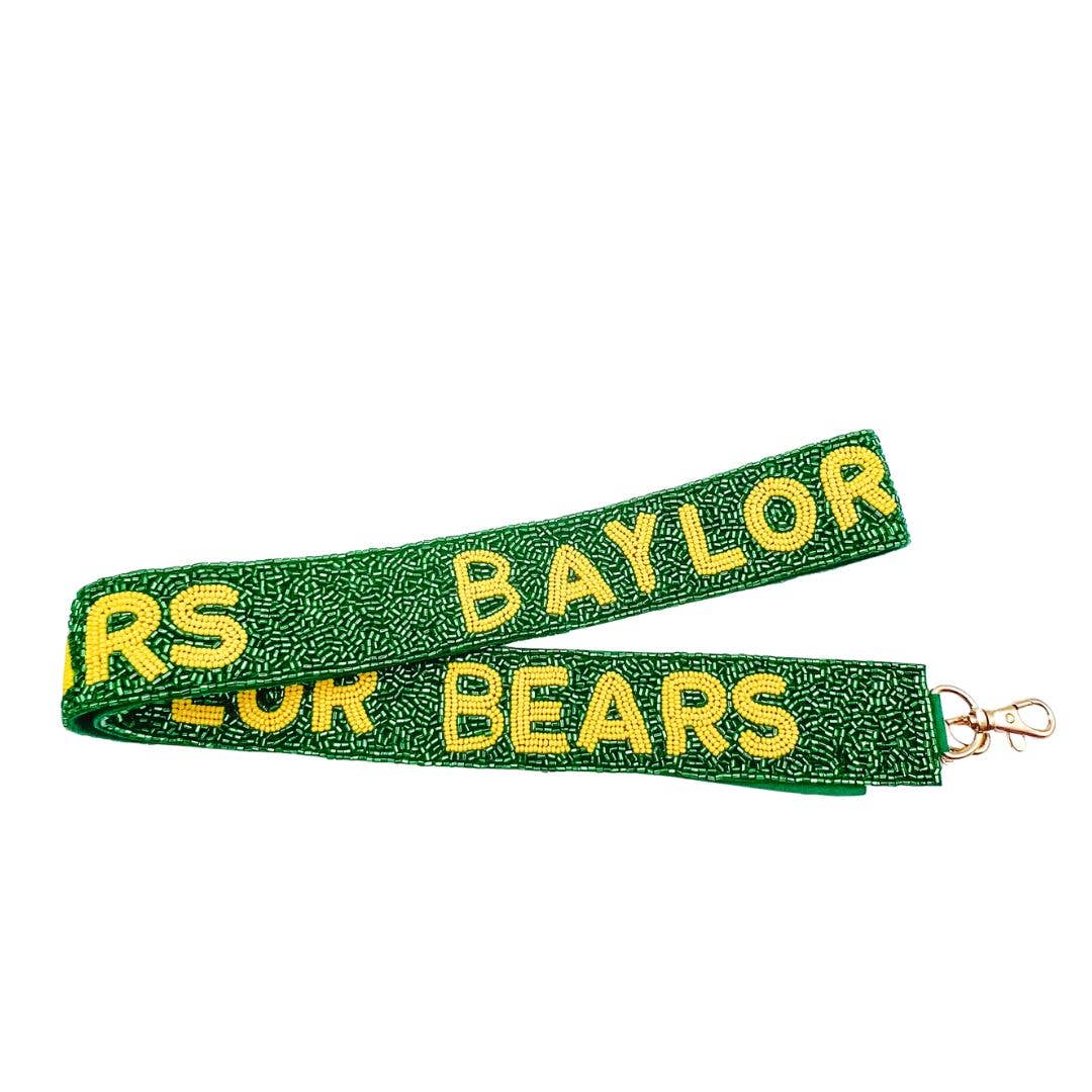 Beaded Purse strap Baylor bears