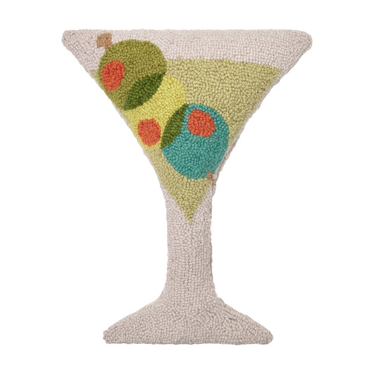 Martini Glass Shaped Hook Pillow