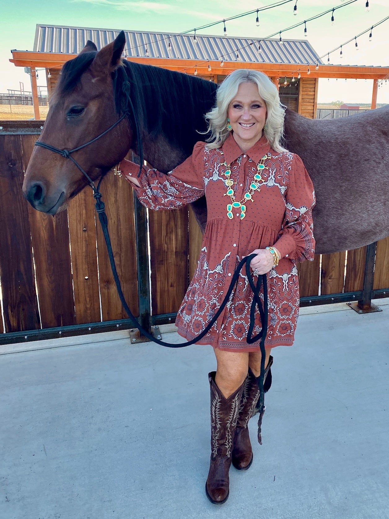 Double D Ranch Abilene Bandana Dress