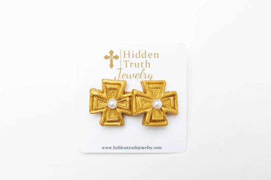 Hidden Truth Jewelry - Anna Pearl Studs