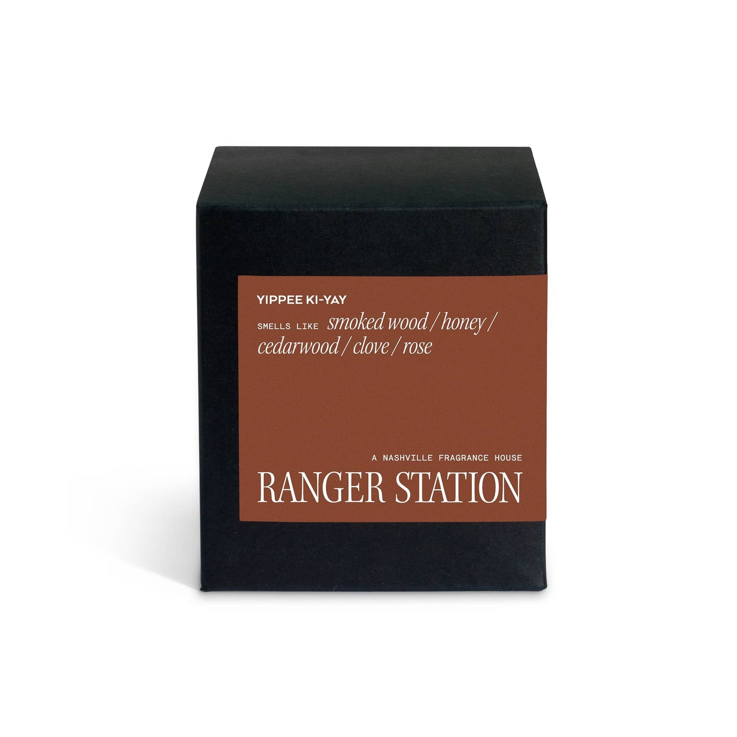 Ranger Station- Yippee Ki-Yay Candle: 11oz Rocks Glass