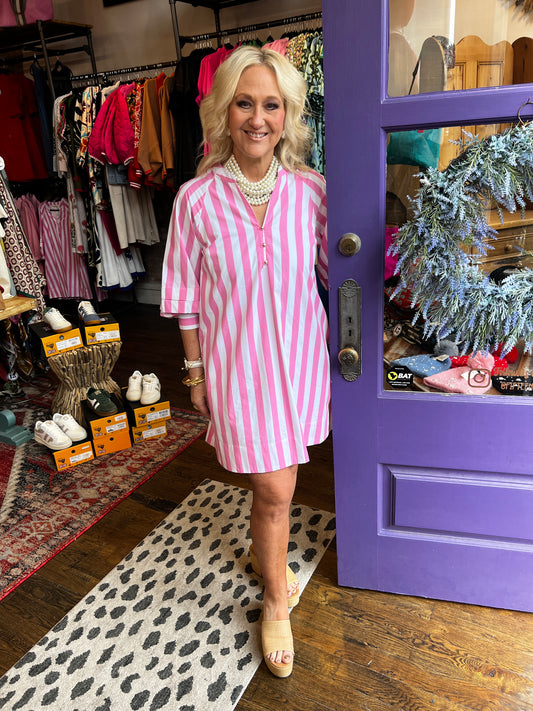 The "Pink Stripes" Dress