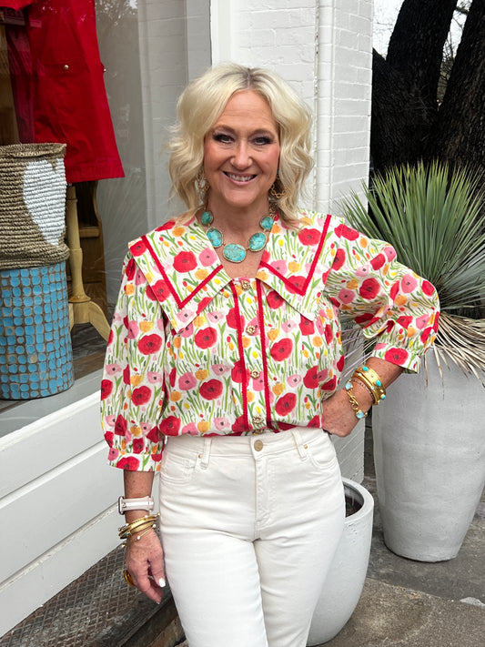 The "Afternoon Tea" Blouse