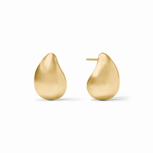 Julie Vos Wave Earring- Gold