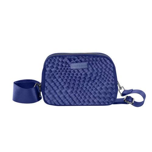 Parker & Hyde - Navy Woven Belt Bag