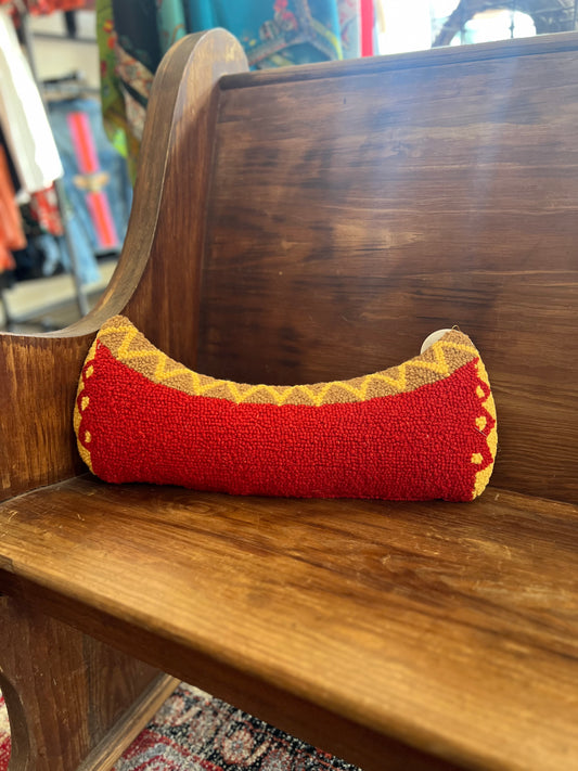 Canoe Shaped Hook Pillow