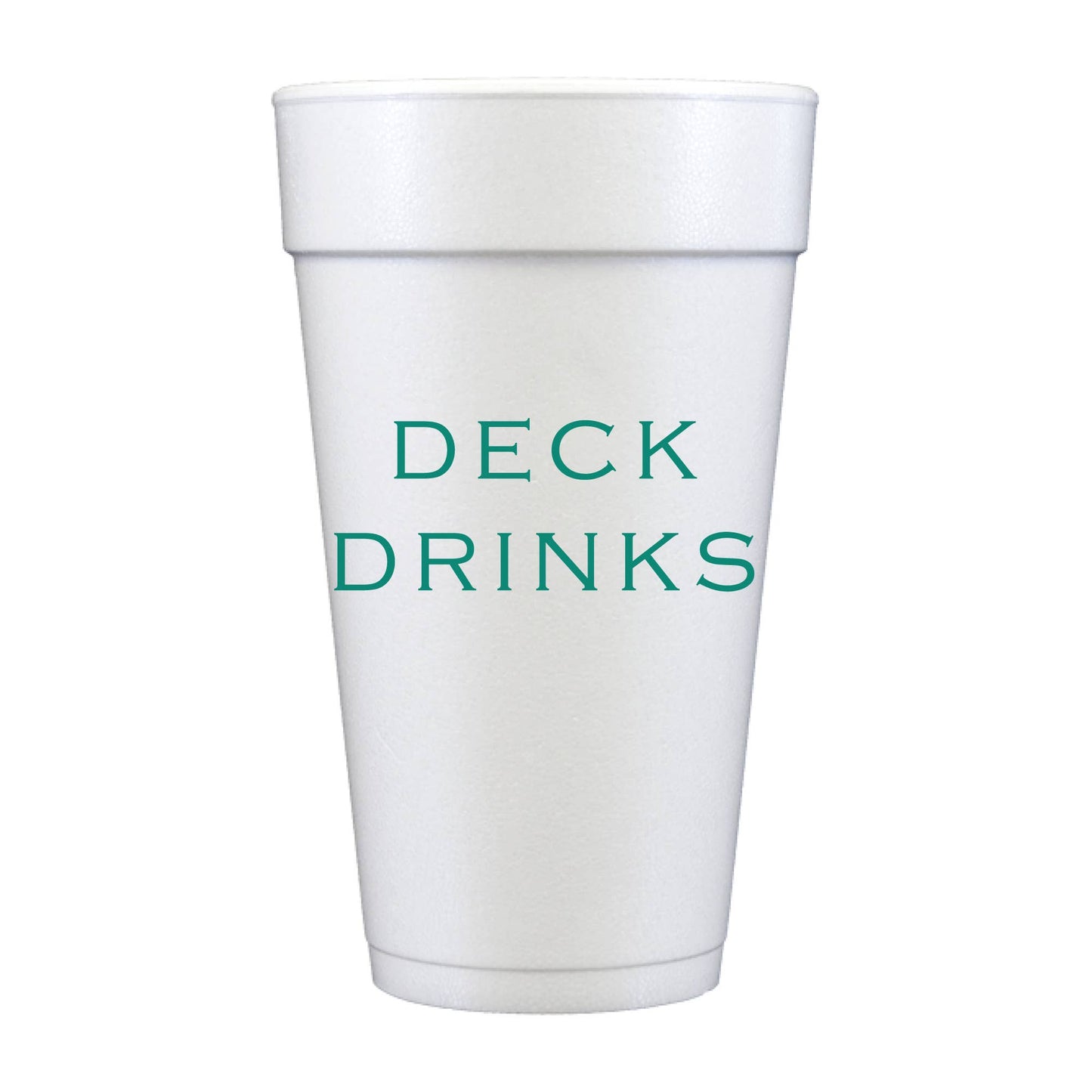 Deck Drinks Foam Cups - Summer
