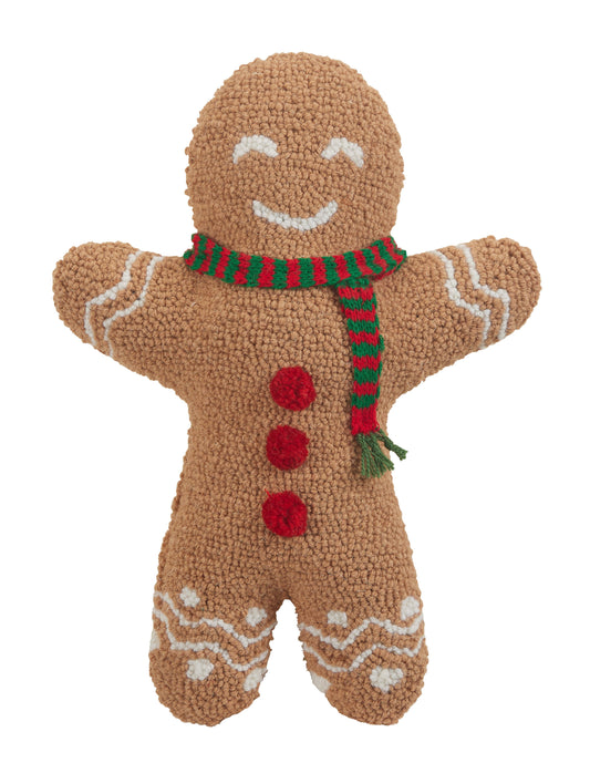 Peking Handicraft - Shaped Gingerbread Man Hook Pillow