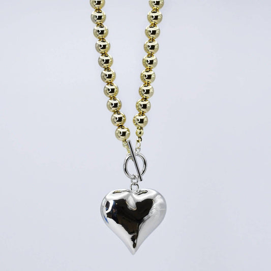 Mega Love Gold/Silver Necklace