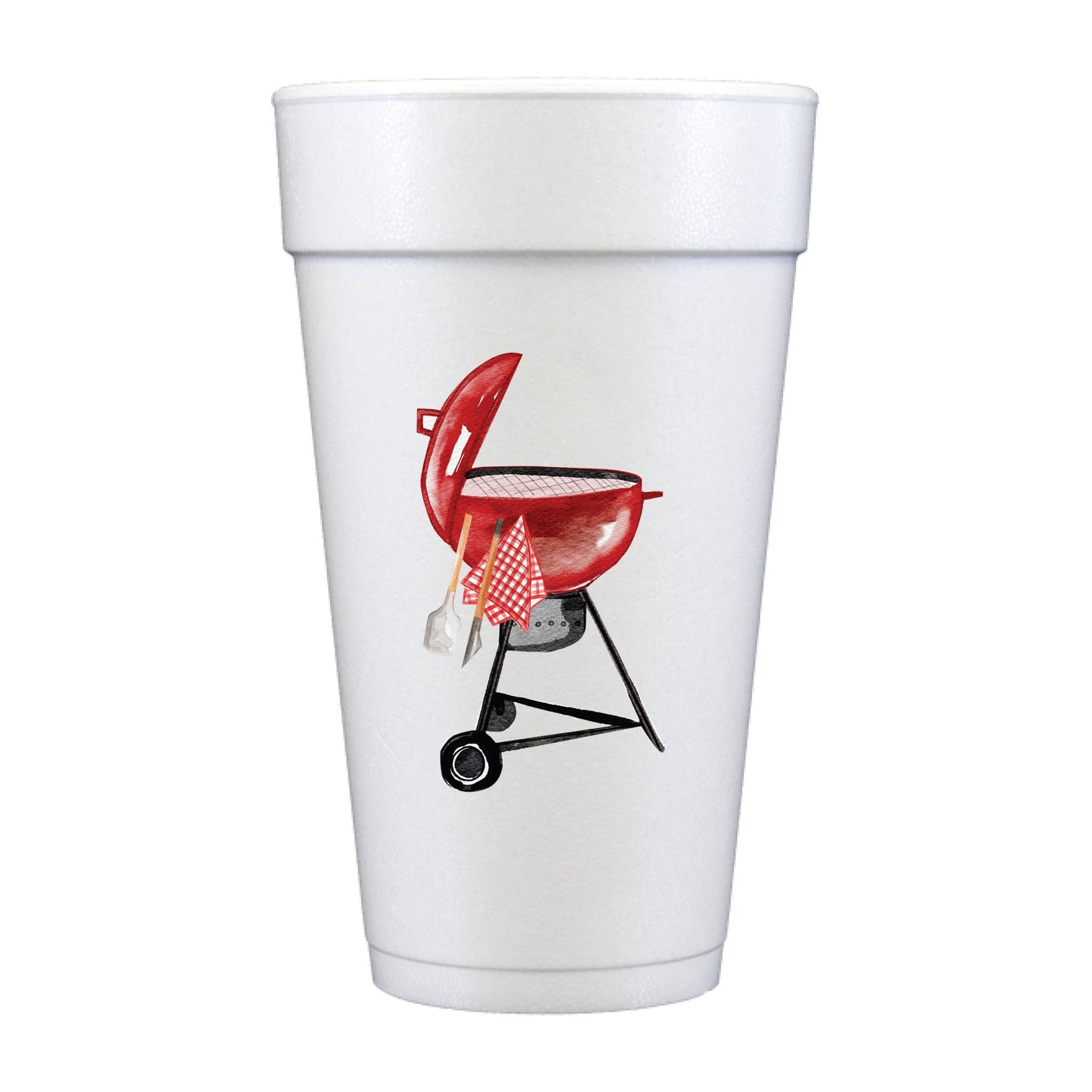 Sip Hip Hooray - BBQ Grill Full Color Foam Cups